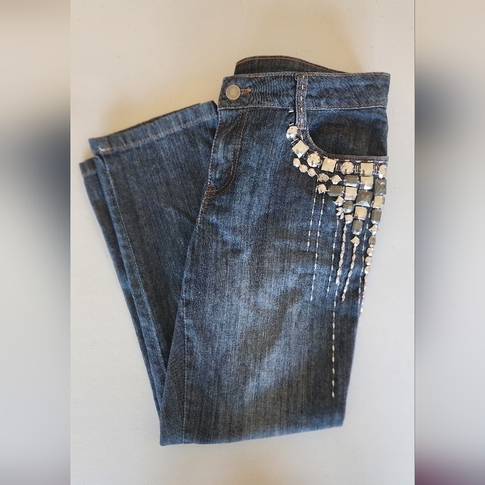 Boston Proper Women's Embellished Capris Size 2.
